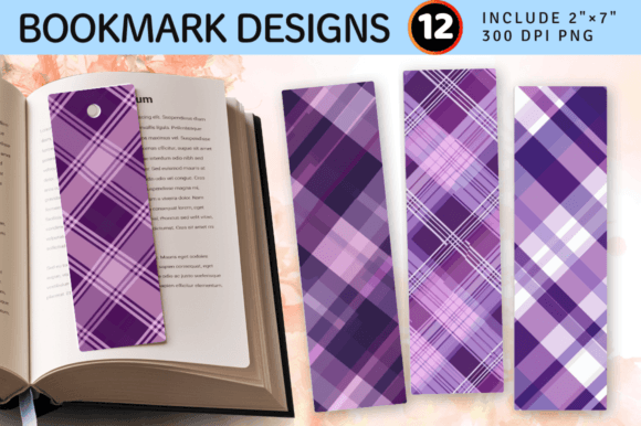 Download Purple Plaid Printable Crafted PNG Bookm - Plaid printable Collection