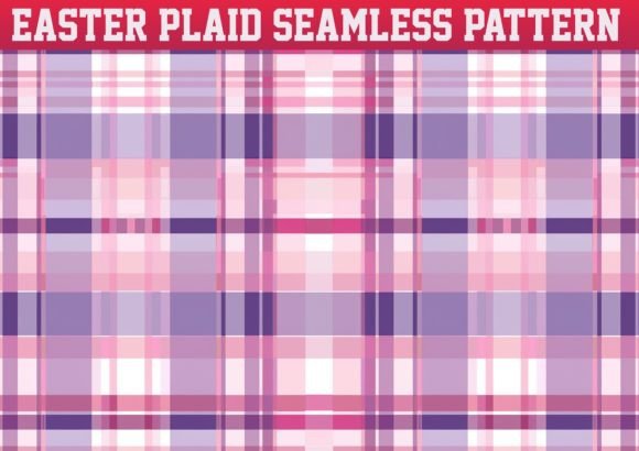 Download Pink Easter Gingham Plaid Pattern - Plaid Collection