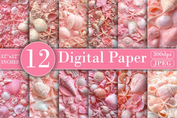 Download Mermaid Mosaic Background Digital Paper - Mermaid Collection