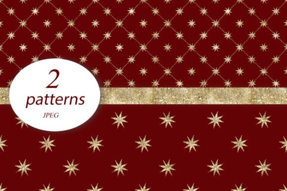 Download Golden Christmas Red Scrapbook Paper - Scrapbook paper Collection