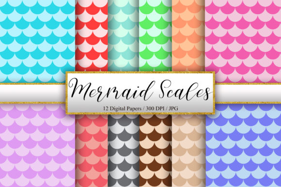 Download Mermaid Scales Pattern Background - Mermaid Collection