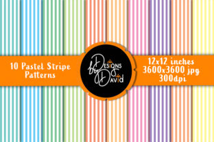Download Scrapbook Paper Pastel Stripe Patterns - Scrapbook paper Collection