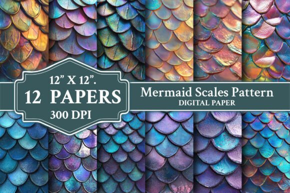 Download Mermaid Scales Pattern Backgrounds - Mermaid Collection