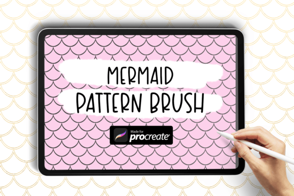 Download Mermaid Scales Pattern Procreate Brush - Mermaid Collection
