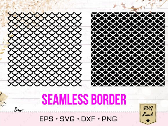 Download Mermaid Scales Pattern Svg - Mermaid Collection