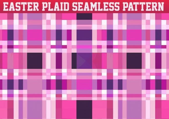 Download Colorful Easter Gingham Plaid Pattern - Plaid Collection
